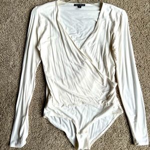 J Crew Mercantile Cream Bodysuit, size S